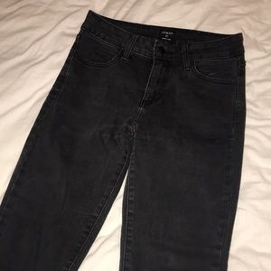 Just Black high rise dark grey jeans